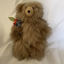 Alpaca Fur Teddy Bear Naturally Hypoallergenic And Lanolin Free 10 Inches Tall
