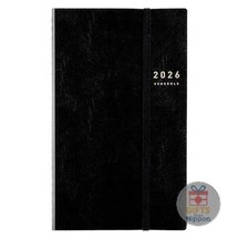 Takahashi 2026 A5 Weekly Planner Ring Diary Slim Black Cover Monday Start New