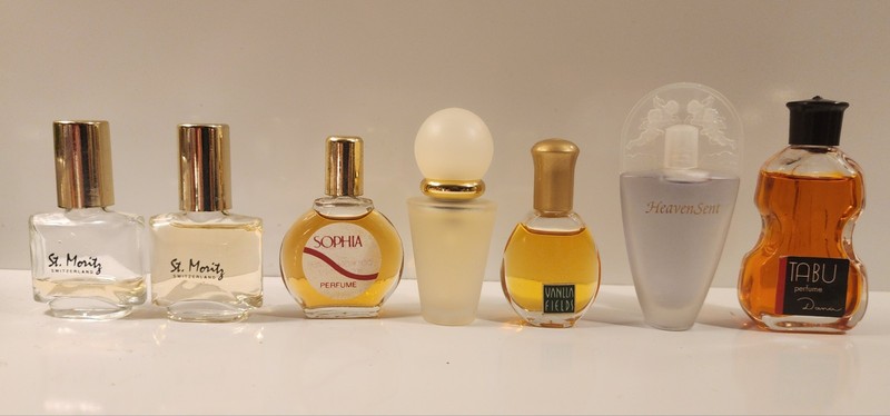 VTG, minis VANILLA FIELDS, SOPHIA, ST. MORITZ, HEAVEN SENT, TABU, CELEBRATE, 