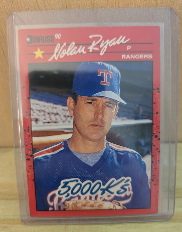 Donruss 1990 Nolan Ryan #659 Texas Rangers MLB Baseball Base Set Card