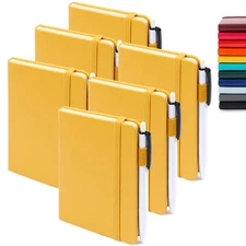 6 Pack Pocket Mini Notebooks Bulk, Small Cute Memo Notepads Hardcover College...