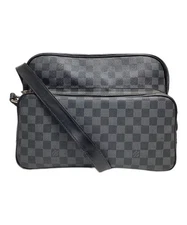 LOUIS VUITTON N45252 Damier Graphite Shoulder Bag Used