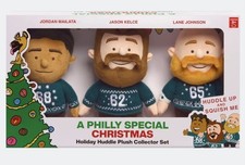 A Philly Special Christmas Holiday Huddle Plush Collector Set - Brand New