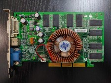 MSI MS 8911 Nvidia GeForce FX 5500 AGP 256MB VGA DVI Retro Graphics Video Card