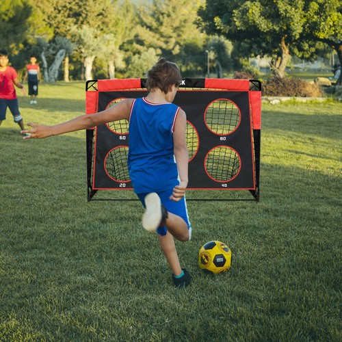 Football Goals for Garden Kids Soccer Goal 2 In 1 Soccer Goal Pop Up Goal with... - Picture 8 of 8