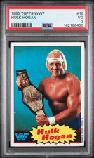 1985 Topps WWF Hulk Hogan PSA 3 #16 HOF