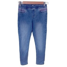 Carter's Girls Blue Jeggings Size 8 Stretch Denim Pull On Elastic Waist