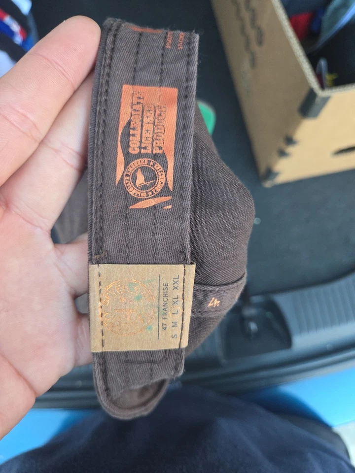 47 Brand NHL Hartford Whalers Snapback Hat Brown Green - Image 4 of 4