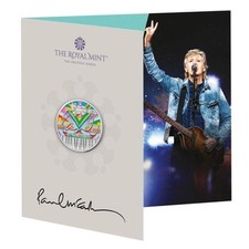 UK - 2024 Paul McCartney £5 Brilliant Uncirculated Colour Coin (Last One)