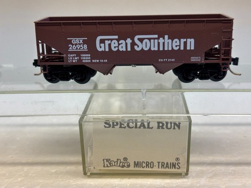 Micro trenes Kadee escala N MTL Special Run 86-02 Great Southern GSX 26958 tolva | Zustand: New