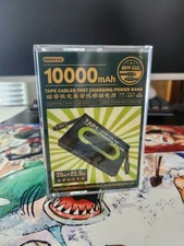 Remax Green Cassette Tape Style 10,000mah Power Bank Portable Charger