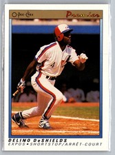 1991 O-Pee-Chee Premier #34 Delino DeShields