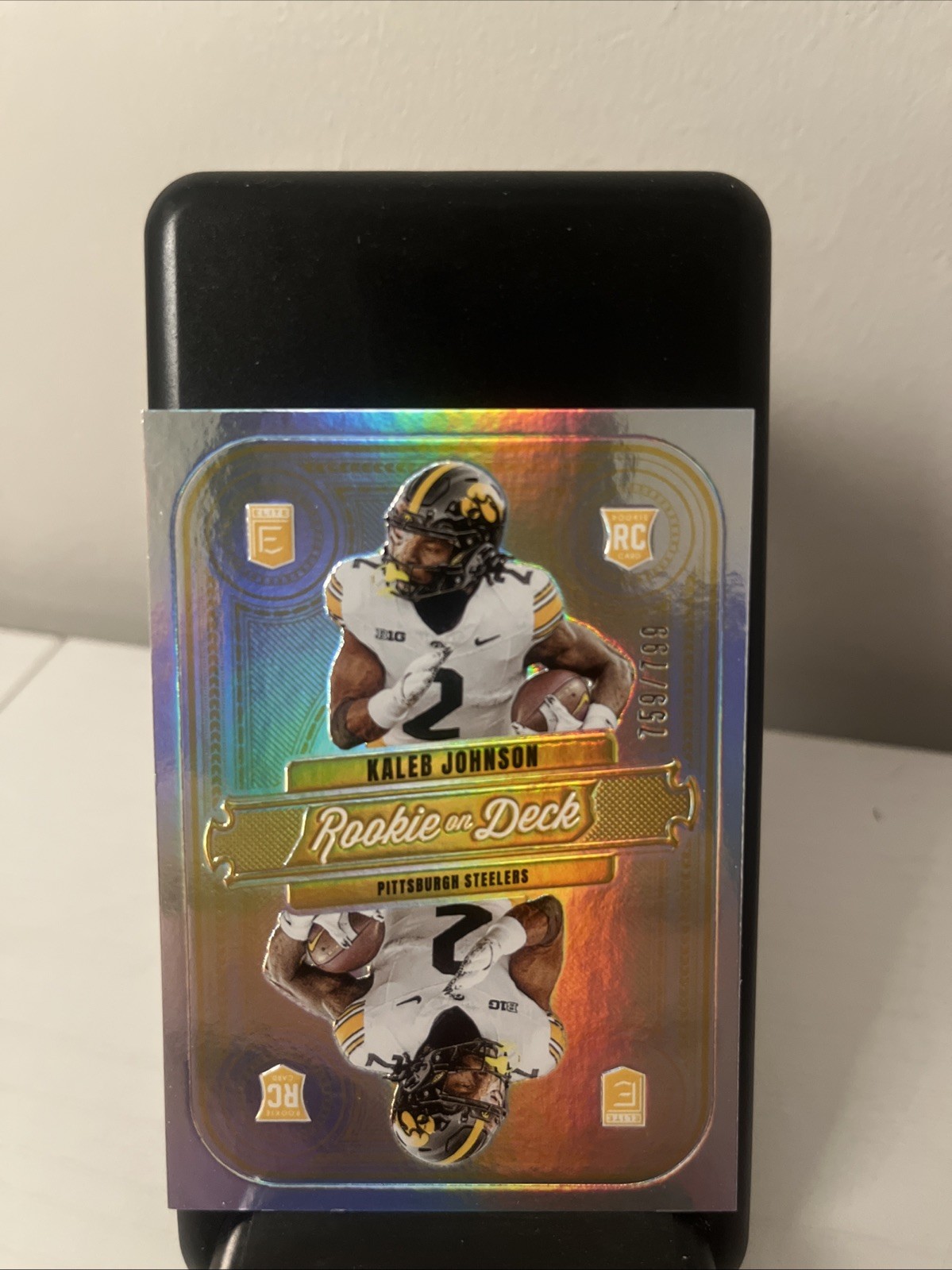 Kaleb Johnson Panini Donruss Elite Rookie on Deck #15 Base