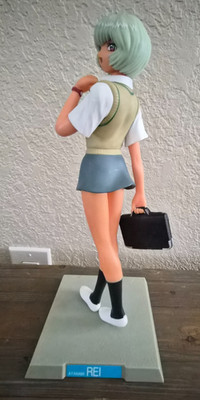 Evangelion Ayanami Rei 10'' Figure Model 2K5 School Uniform SEGA 2005