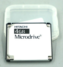 Hitachi 4GB CompactFlash Type II Microdrive Tested w/ Case 512