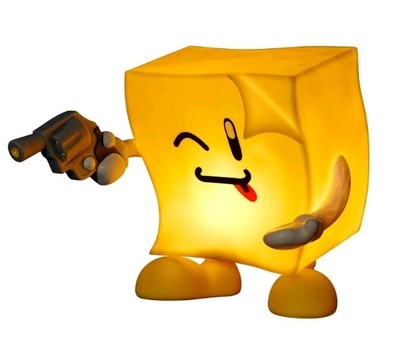 小物 Supreme Sticky Note Molded AOI Lamp NWT Supreme AOI Yellow Sticky Note Molded Lamp w/Box Cartoon