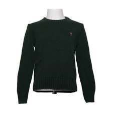 Ralph Lauren, Strickpullover, Gr&ouml;&szlig;e: 122, Gr&uuml;n, Baumwolle, Einfarbig #pa7