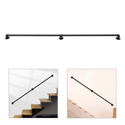 7ft Stair Handrail Metal Staircase Handrail Industrial Galvanized