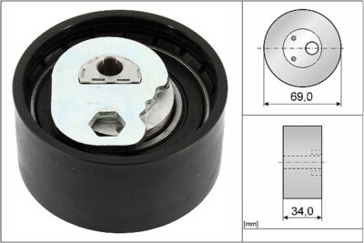 Spannrolle, Zahnriemen INA 531094110