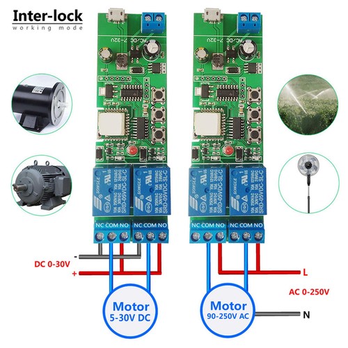 EWelink WiFi Relay Inching Self-Locking Interlock Switch Module Remote On/Off c - Picture 8 of 9