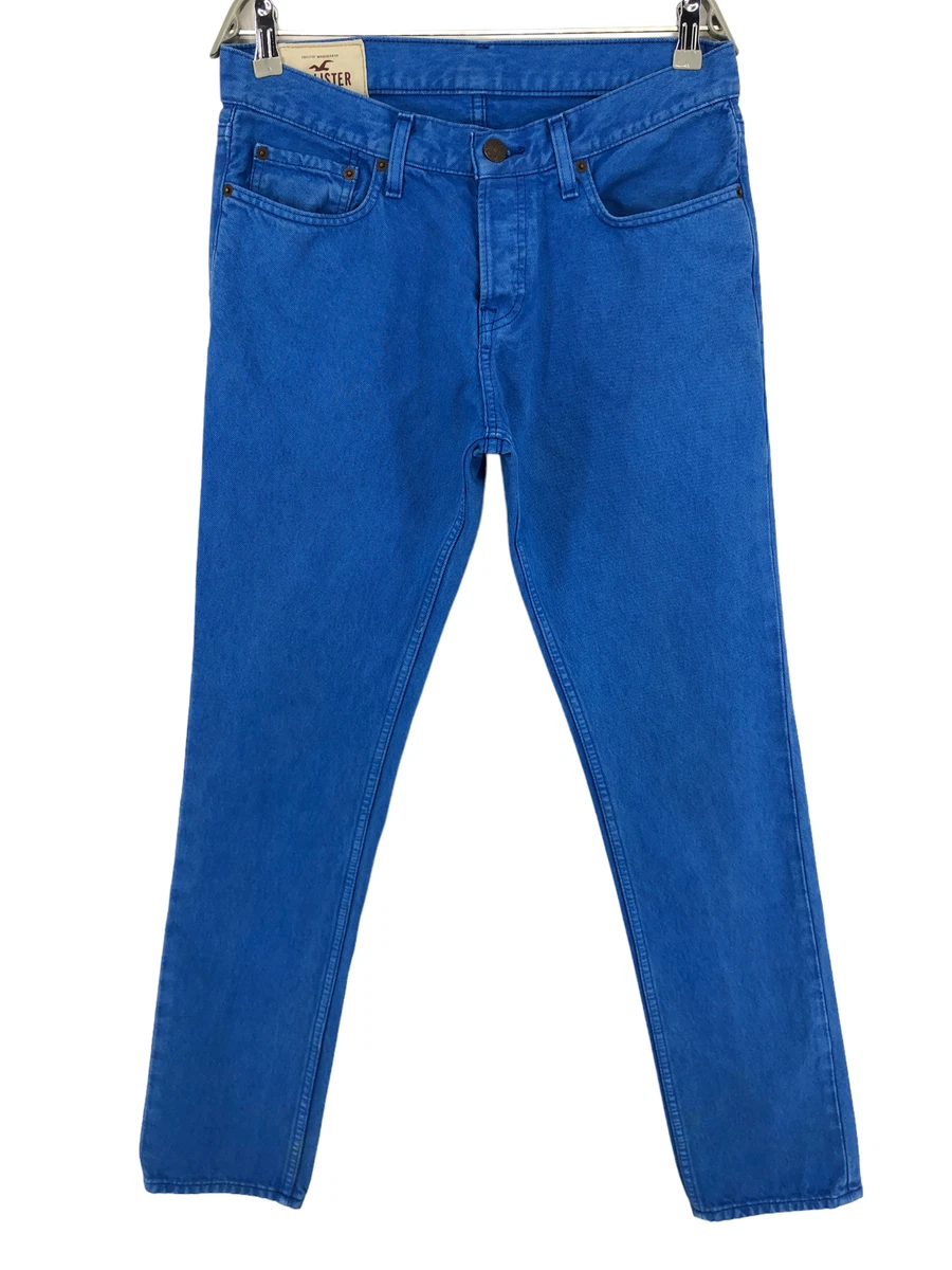 Hollister Uomo Slim Skinny Jeans Taglia W32 L32 eBay