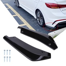 For Hyundai Elantra Sporty Racing Rear Bumper Diffuser Splitter Canard Glossy Us