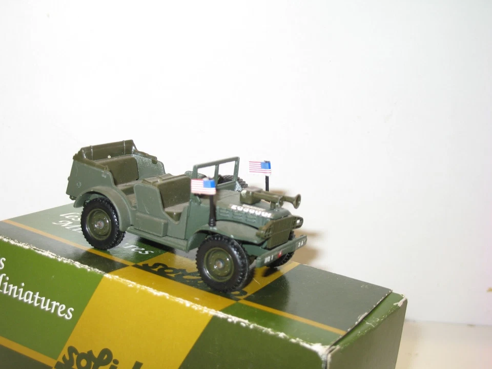 SOLIDO, Dodge Command Car WC 56 Military American Flags And Box - Image 2 of 3
