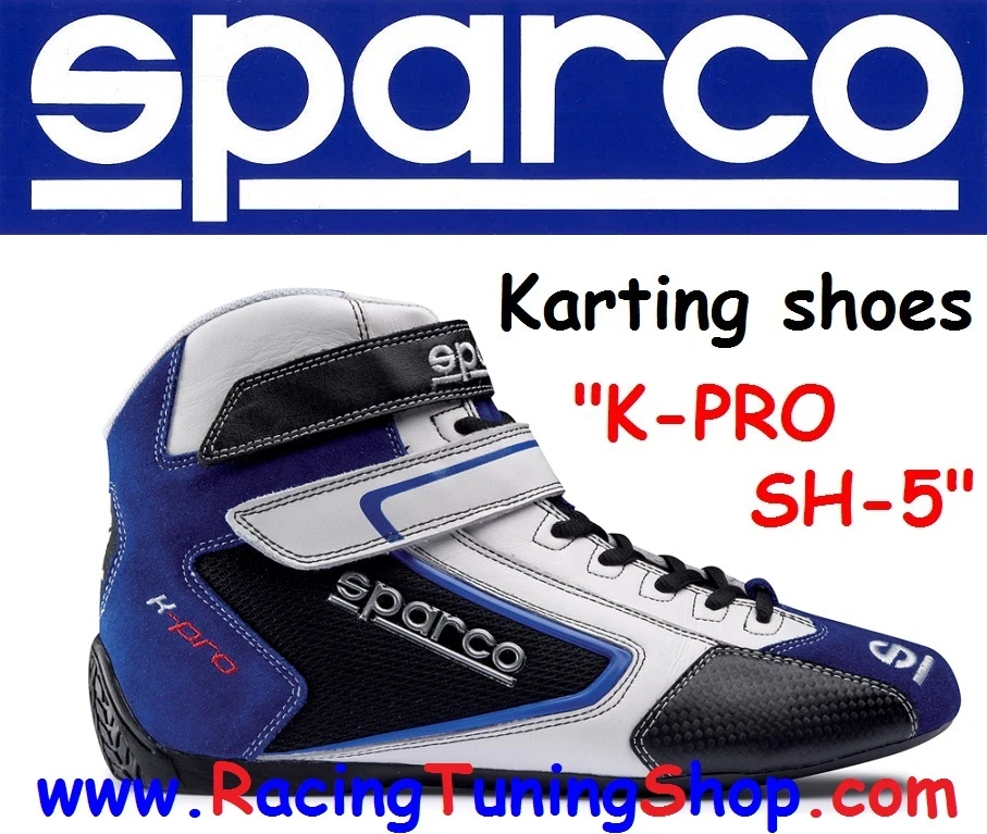 SCARPE KART SPARCO K-PRO SH-5 SIZE EUR 39 - KARTING SHOES BLUE SPARCO  KARTING