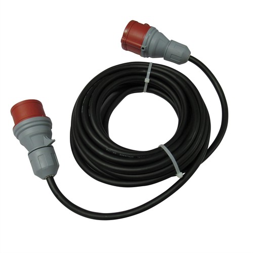 Rallonge 3 phases 10M (450V 5 broches câble de raccordement 16A rallonge robuste) - Photo 4/12