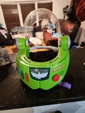 Disney ToyStory 4 Buzz Lightyear Space Ranger Armor Helmet Missing Straps Works 