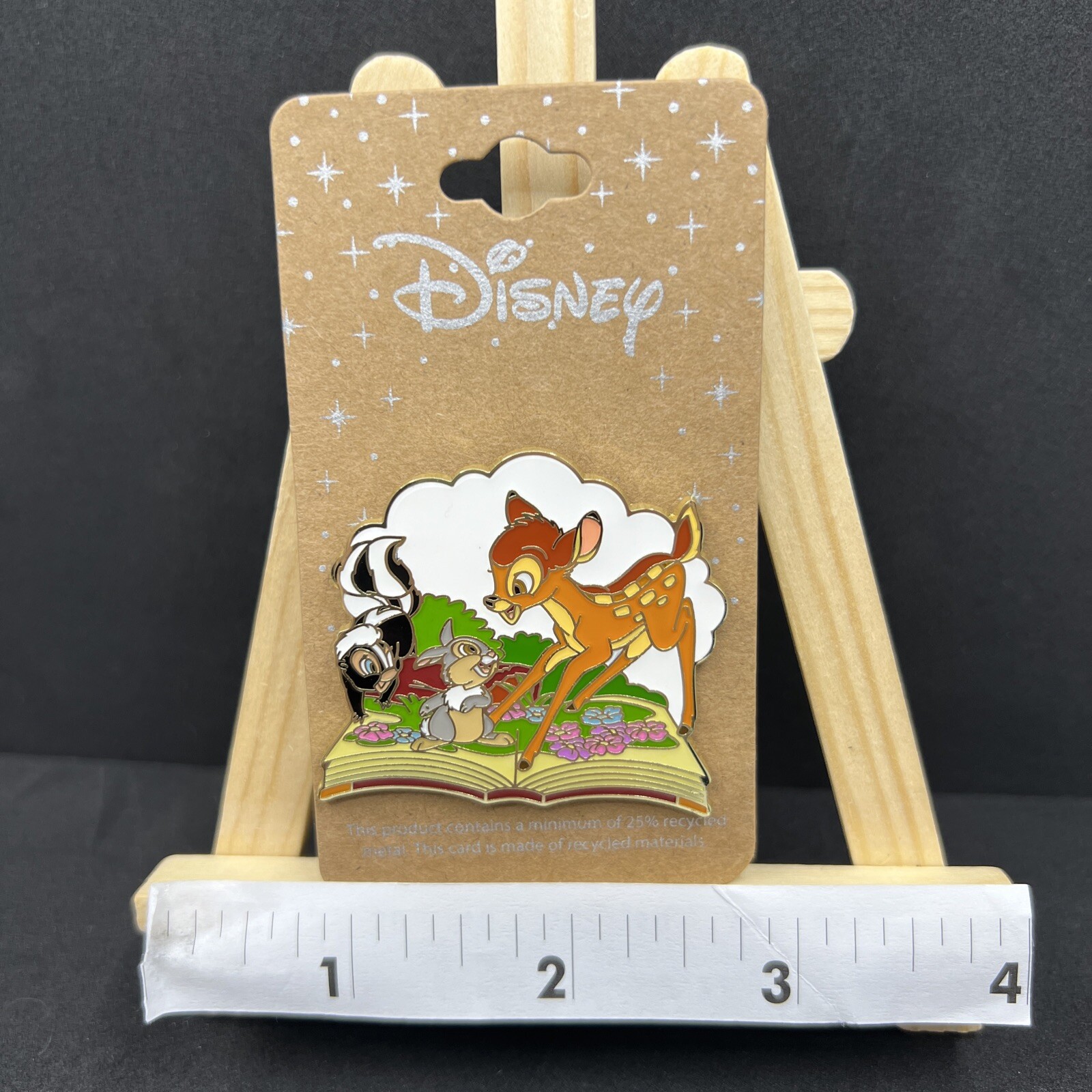 Disney Pin Uncas International Bambi Thumper Flower Story Book Turning Pages Pin