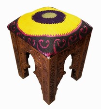 Oriental Suzani stool chair seat stool seat cushion cushion stool pouffe No: a