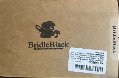 BridleBlack Genuine Handmade Leather Case For Apple iPhone 14 Pro - Sealed  -New