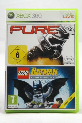 Pure + Lego Batman: The Videogame (Microsoft Xbox 360) Spiel in OVP - GEBRAUCHT