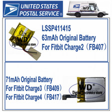 Genuine Battery For Fitbit Charge2 FB407  /Charge3 FB409 / Charge4 FB417 