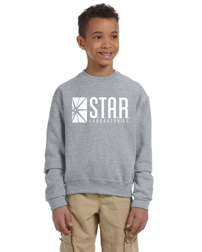 Star Labs Unisex Youth Crew Neck Sweat Shirt The Flash STAR LABORATORIES - Picture 7 of 18