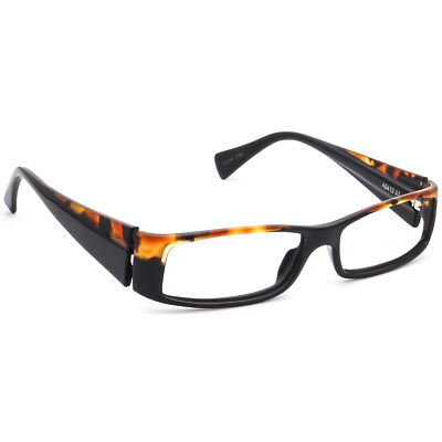 Alain Mikli Eyeglasses A0412 03 Black Tortoise Rectangular Frame