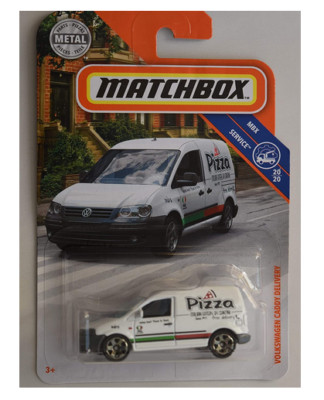 Matchbox Volkswagen Caddy Delivery #086 MBX Service 20/20 White 