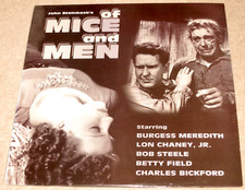 John Steinbeck OF MICE AND MEN Burgess Meredith LASERDISC LD NTSC New  Sealed