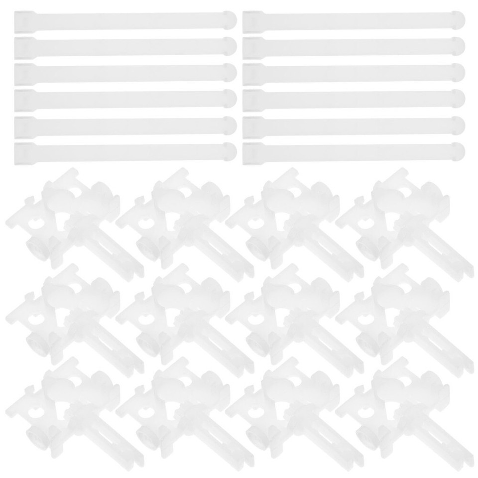 12 Sets Vertical Blind Carrier Replacement Clip Slats Blinds Repair Kit