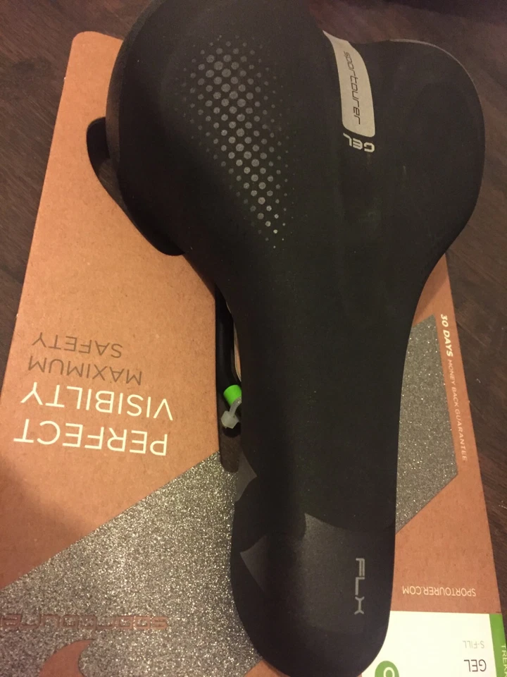 Asiento de bicicleta Sportourer Trekking FLX GEL SEÑORA RELLENO EN S**ENVÍO GRATUITO Foto 3 de 4