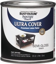 Rust-oleum Painter's Touch 8 Fl Oz Semi Gloss Black Multi-purpose Paint