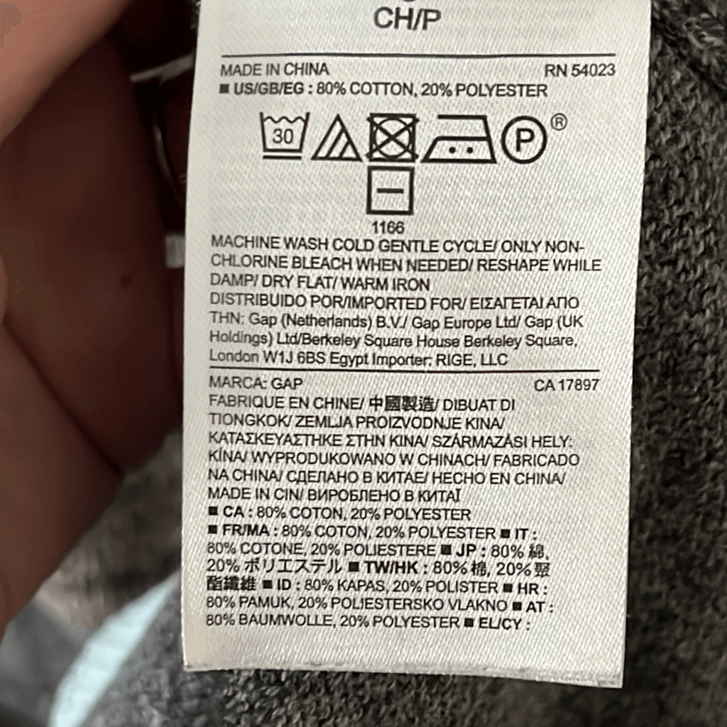 Gap Split Neck Snap Sweater Size Small - image 7