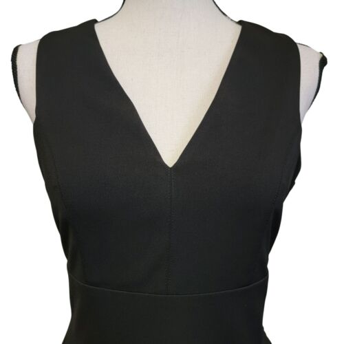 Fable Black Dress Womens Sz M Fit & Flare V Neck Sleeveless Date Night Party - Picture 2 of 7