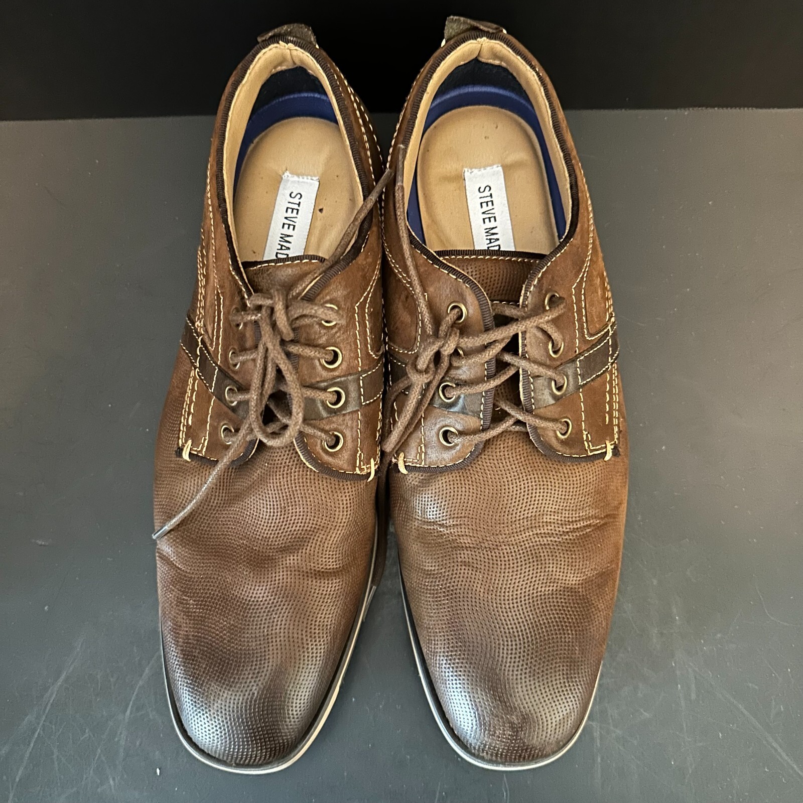 Steve Madden Jasco Oxford Derby Shoes Size 8.5 - Rare Find! image 3
