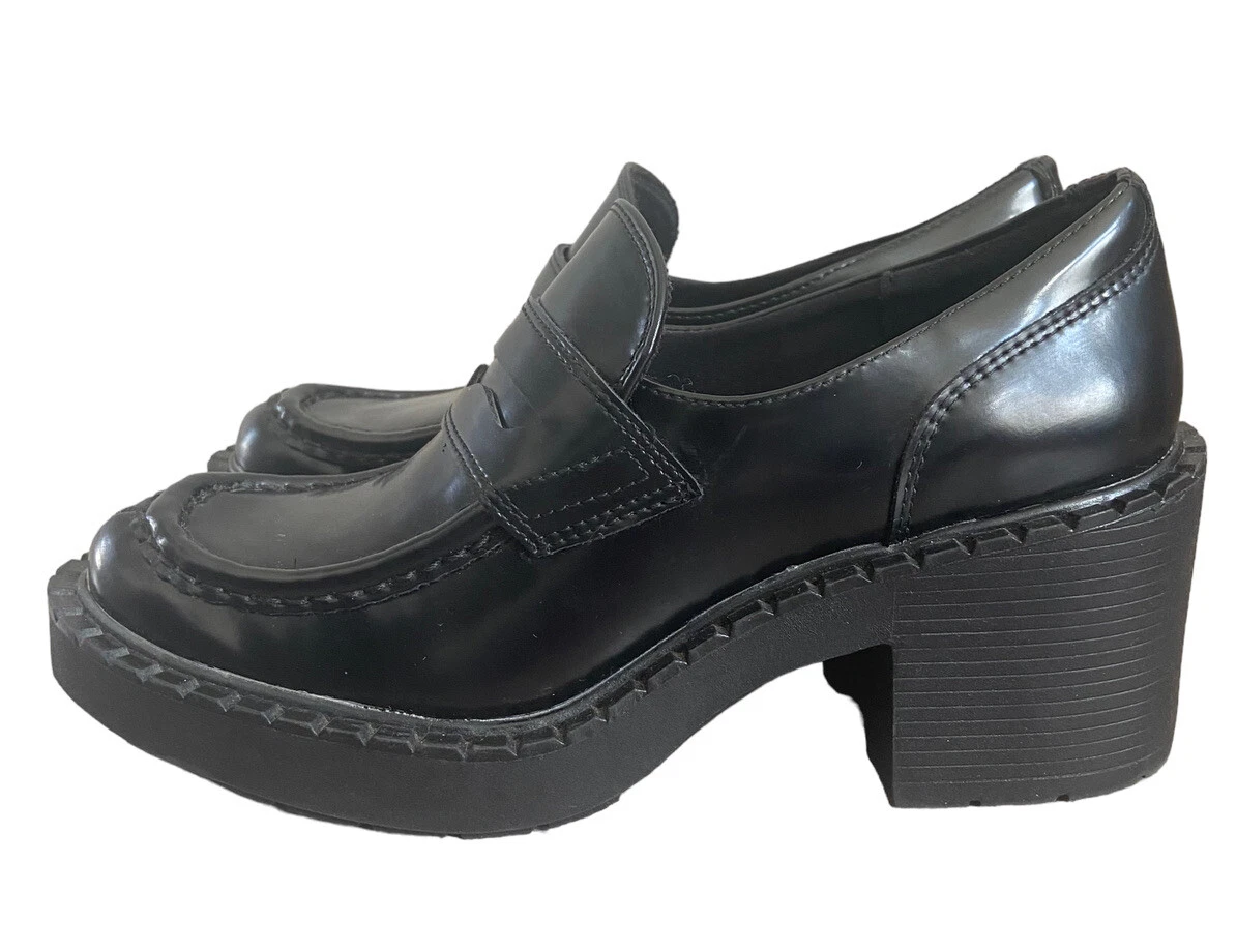 H and m black hotsell loafers