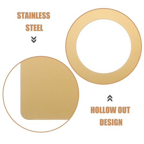 2 Pcs Door Reinforcement Plate Stainless Steel Deadbolt Covers Plates - Picture 10 of 12