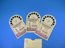 Sawyer's Viewmaster Reel 1951 Oberammergau Passion Play 1550 1551 1552 Booklets