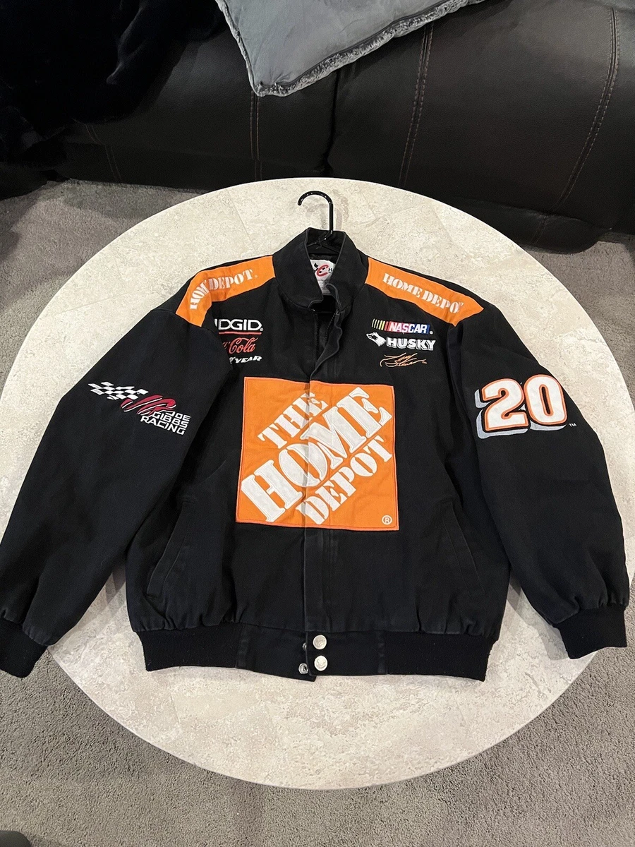 Vintage NASCAR Home Depot Jacket signed by Tony Stewart