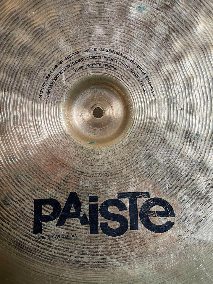 Platillo Paiste Heavy China 20 rara prueba completada Foto 4 de 4